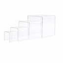 Acrylic Display Stand in C Shape in 4 Heights