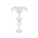 亚克力透明大浪花Expositor Palmera para Pendientes Acrílico