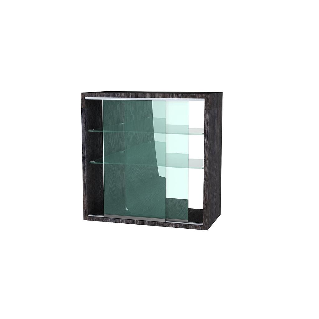 挂墙展示柜Vitrina Expositora de Pared para Tiendas Color Oak Oscuro