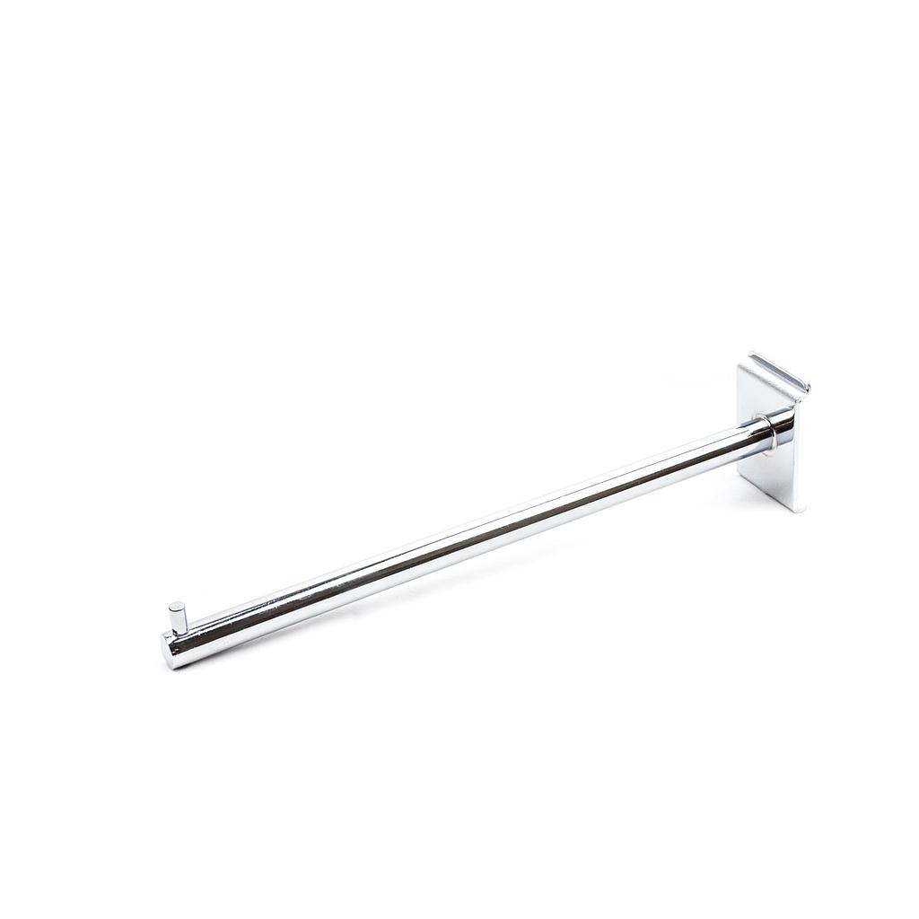 铝板钩-16mm 管电镀一钉 Gancho Redonda 16mm Cromado Un Clavo para Aluminio30cm