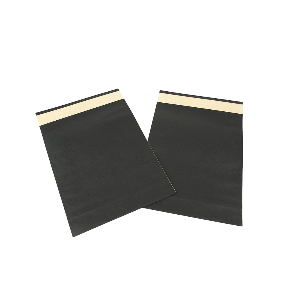 黑色信封 纸张坚固 39X30+12 50个单位