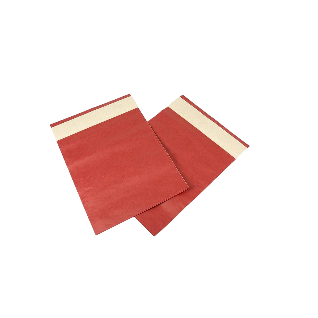 Sobre Rojo de Papel Fuerte 30X25+9cm 50 Uds