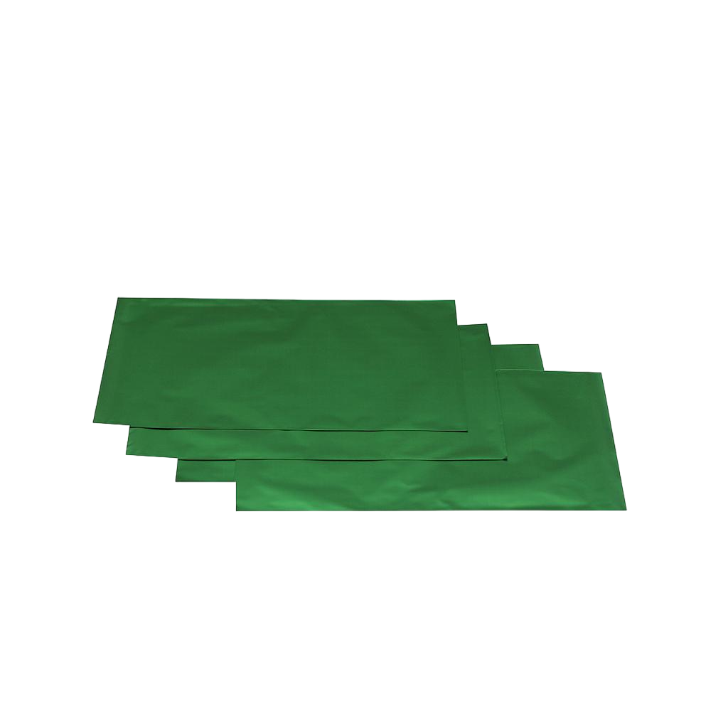 Bolsas Metalizadas Color Verde 40X25 Cm 100 Unidades