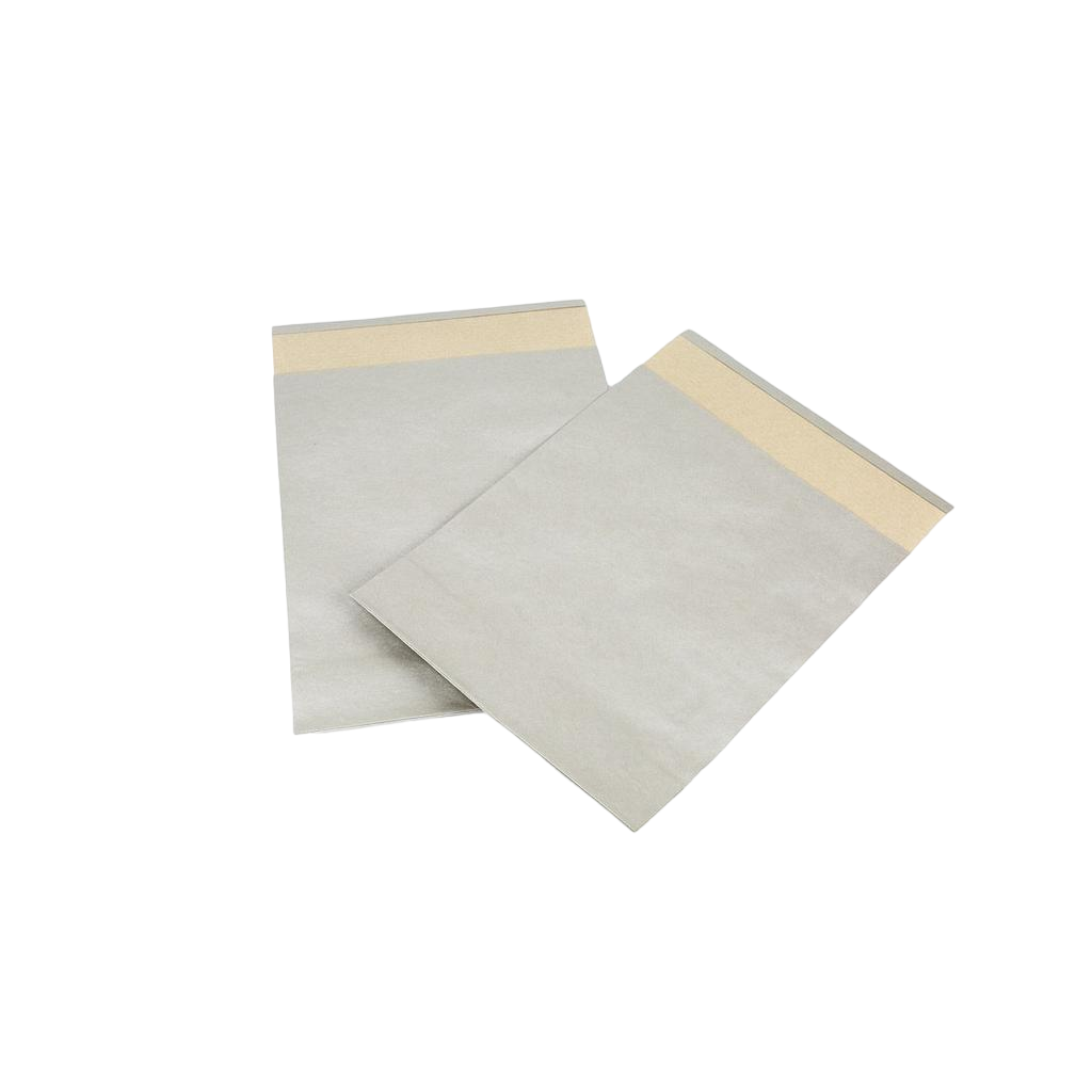 Sobre Plata Papel Fuerte 30X25+9cm 50undes