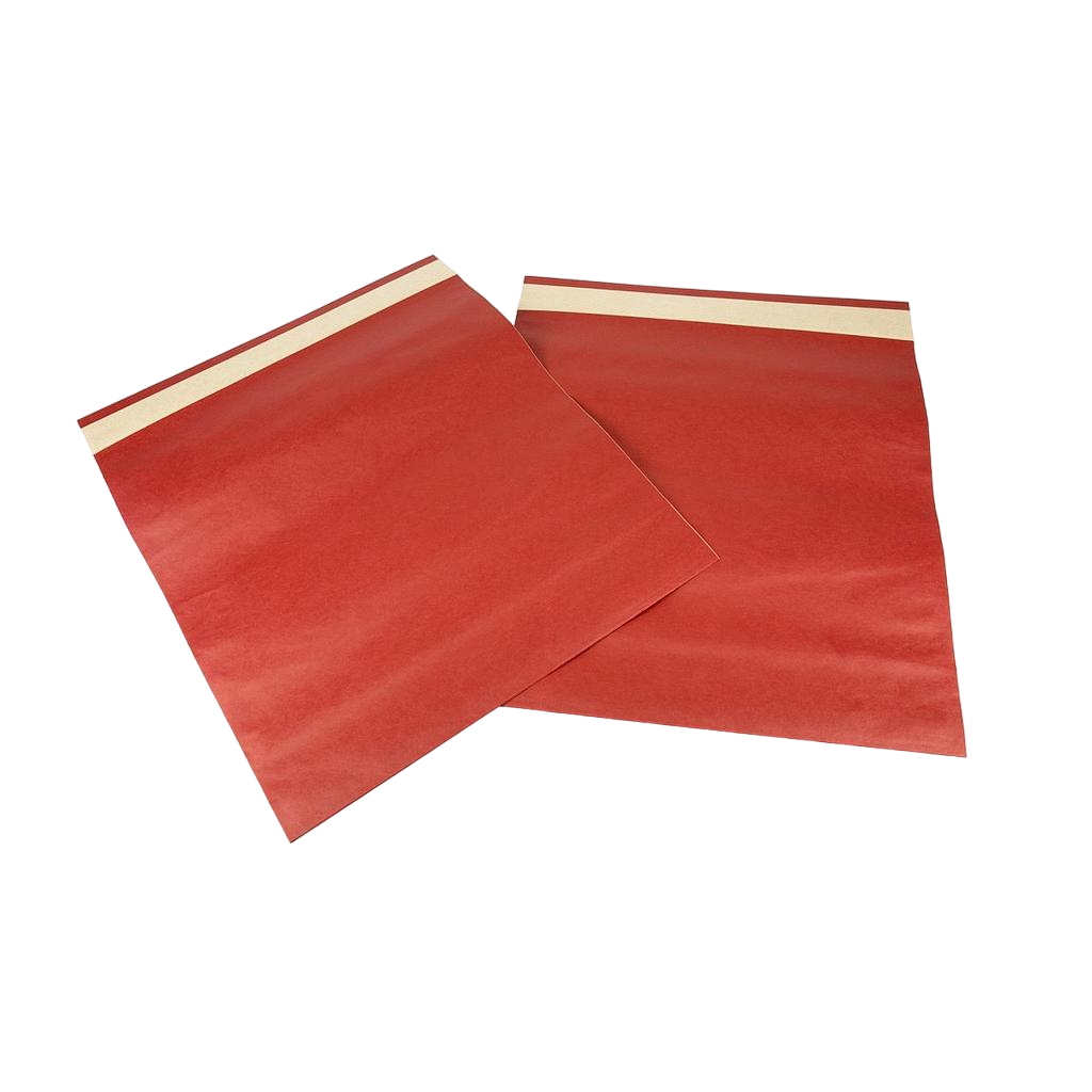 Sobre Rojo de Papel Fuerte 39X30+12cm 50 Uds
