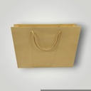 Bolsa Lujo Crema 35X9X25cm 12/Pq 