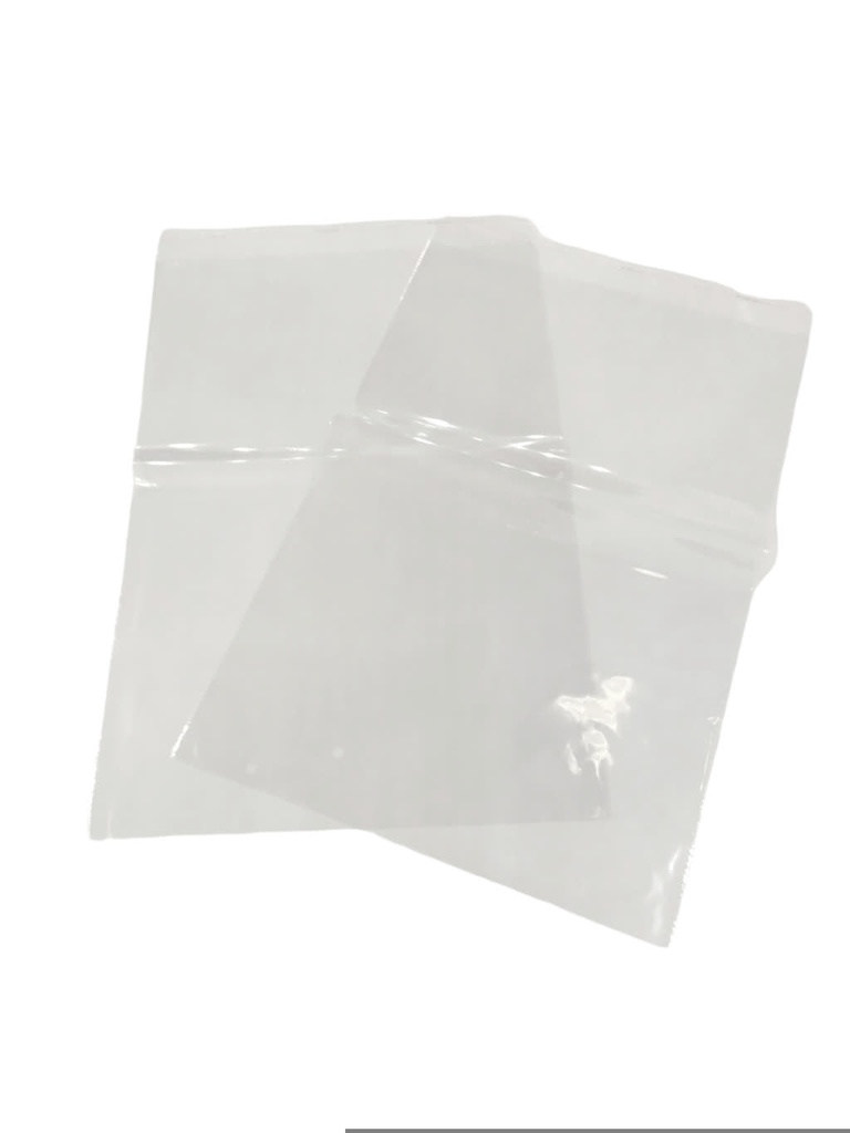 Bolsa Transparente Con Celo 35X50