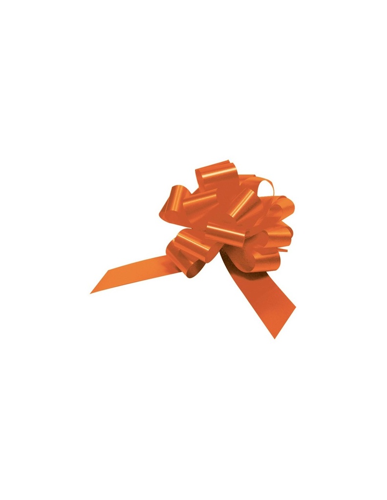 Lazo fino color naranja 100*2cm 50und