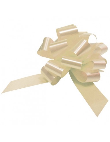 Lazo Fino Color Crema 100*2Cm 50Und