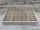 木+亚麻槽中的手链展示 Expositor de Bisuteria Madera+Lino