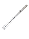 Soporte 55cm para Bandeja de Chapa Fondo 60/caja