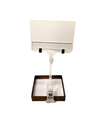 中号塑料价格夹 Pinza Porta Precio Transparente Pequeña