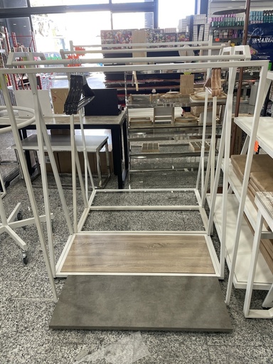 [038705] 白色挂衣架 110X135X40cm Perchero blanco sin balda