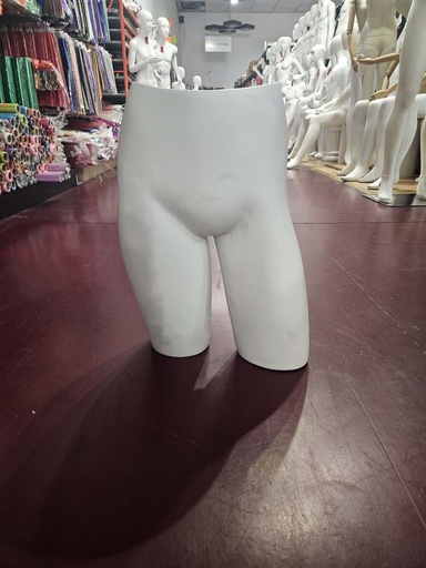 [040750] 女裤模亚白色（腰围71cm臀围90cm) Cadera Niña Color Blanco Cintura 71cm Cadera 90cm 