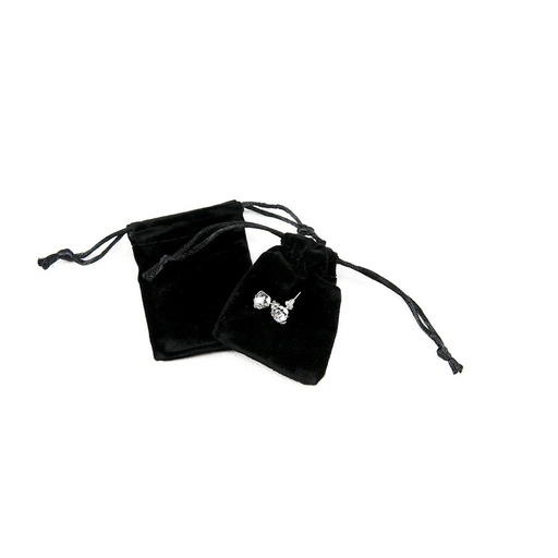 [009700] Bolsa de Terciopelo Negro. 50 Unidades