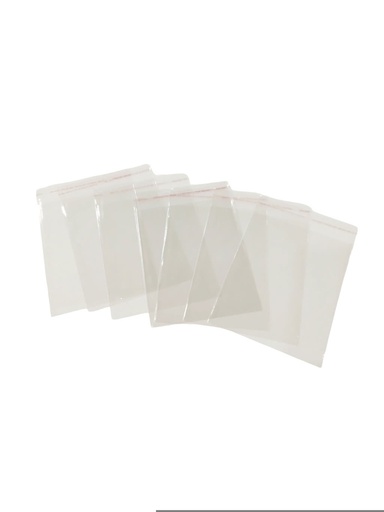 [014808] Bolsa 14X18+4CM con solapa adhesiva, 100 unidades