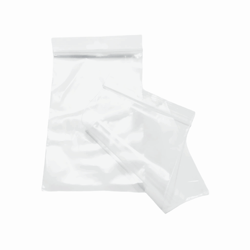 [010630] Pungă din plastic transparent cu fermoar 20X28CM Pachet de 100