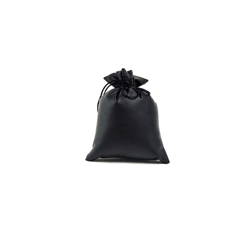 [009224] Bolsa de cuero negro 17X15CM