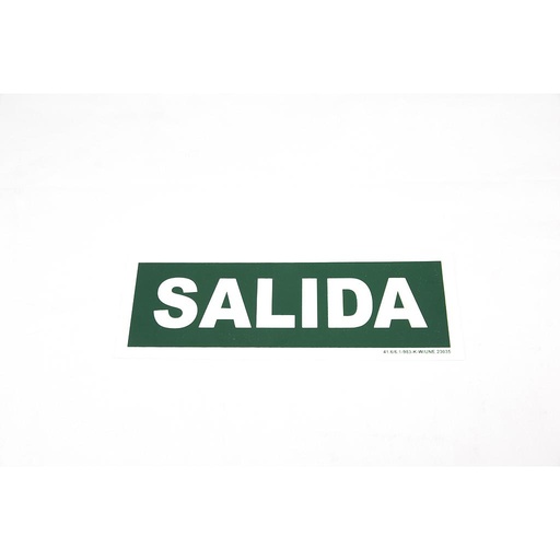 [014193] 出口标志 30X10.5cm Cartel Salida 30X10.5cm