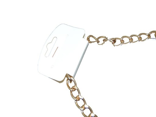 [6014023] Etiqueta branca recortada para joias 6X10cm 100/Pacote