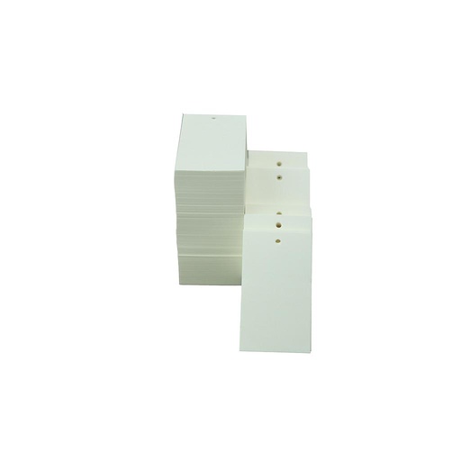 [014259] 长方形吊牌Etiqueta Marfil Tubo Rectangular 8X4.5cm 500undes