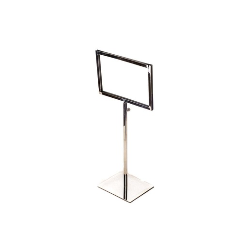 [009778] Soporte de Póster Ajustable en Cromo A5