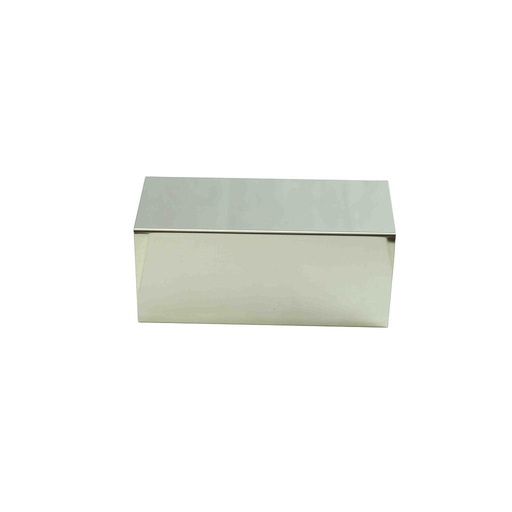 [007146] 双面不锈钢亮光镜面包登架内弯Expositor Forma C Acero BRILLO  28X12X12CM