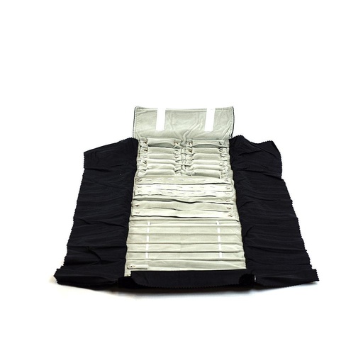 [009692] 黑长绒首饰套装卷包 Manta Grande para Muestra de Joyería 50/caja