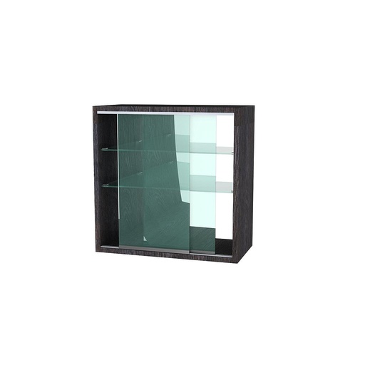 [045723] 挂墙展示柜Vitrina Expositora de Pared para Tiendas Color Oak Oscuro