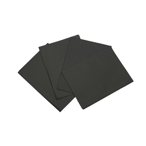 [014489] Papel De Seda Negro 50X75Cm 100 Unidades