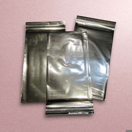 [0101079] 银色哑光袋Sobres Metalizados Plata Con Adhesivo 15X25+4cm 100Unds/Paq