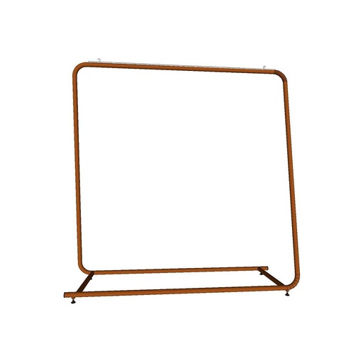 [038921] Perchero de Acero Grande Color Bronce 154X150X50cm