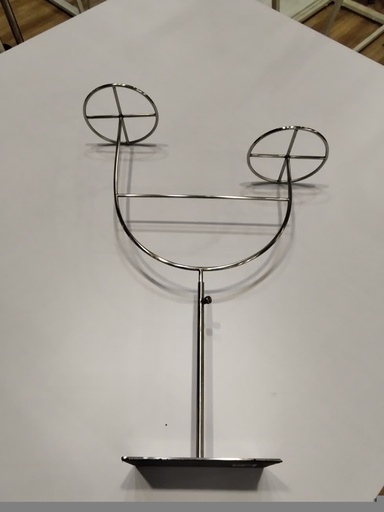 [009389] Acero Inoxidable para Gorros 拉丝不锈钢双帽架