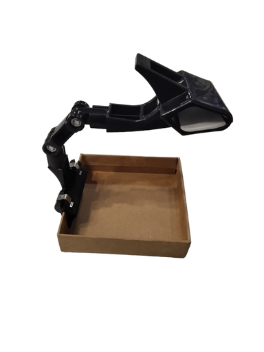 [014567] 黑色塑料价格夹 可调。 Pinza Precios de Plastico Color Negro Regulable